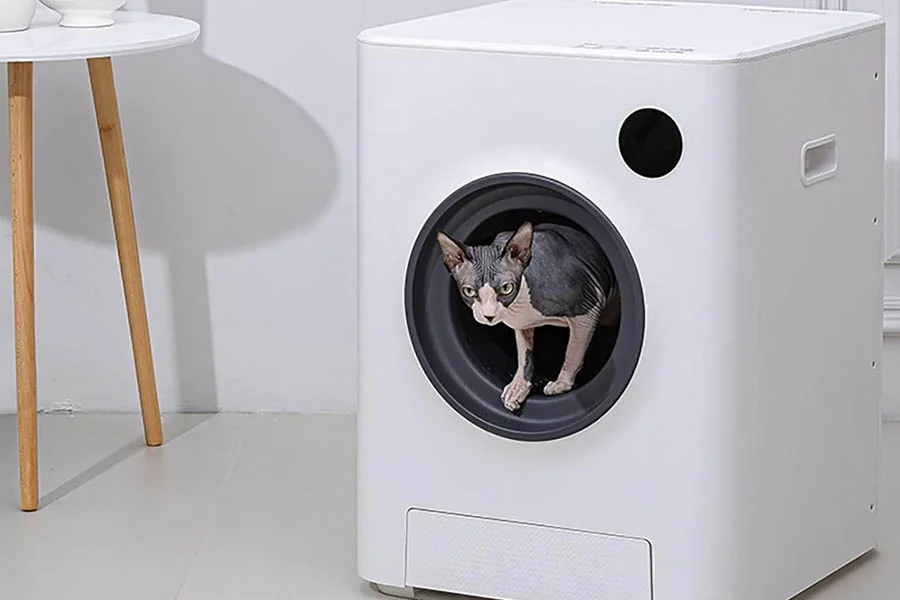 auto scoop litter box