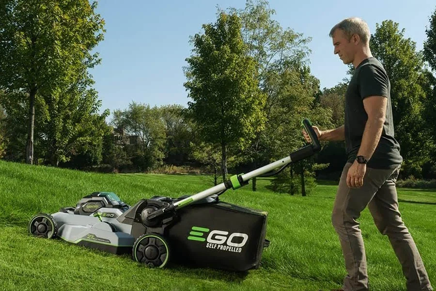 small lawn mower cordless