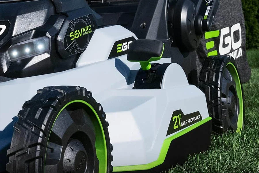 compact electric lawn mower