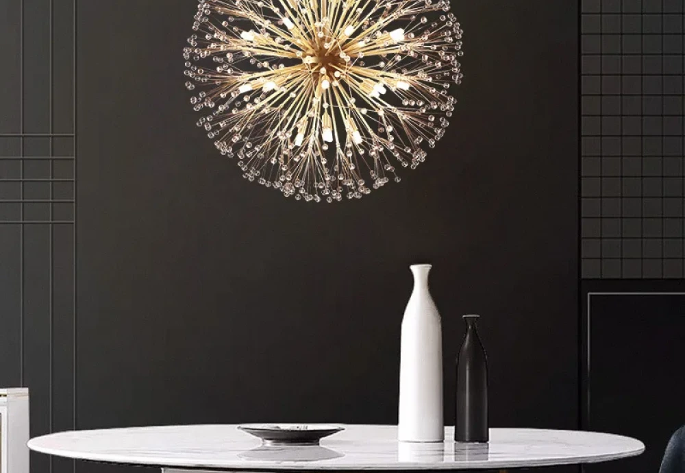 clear globe chandelier